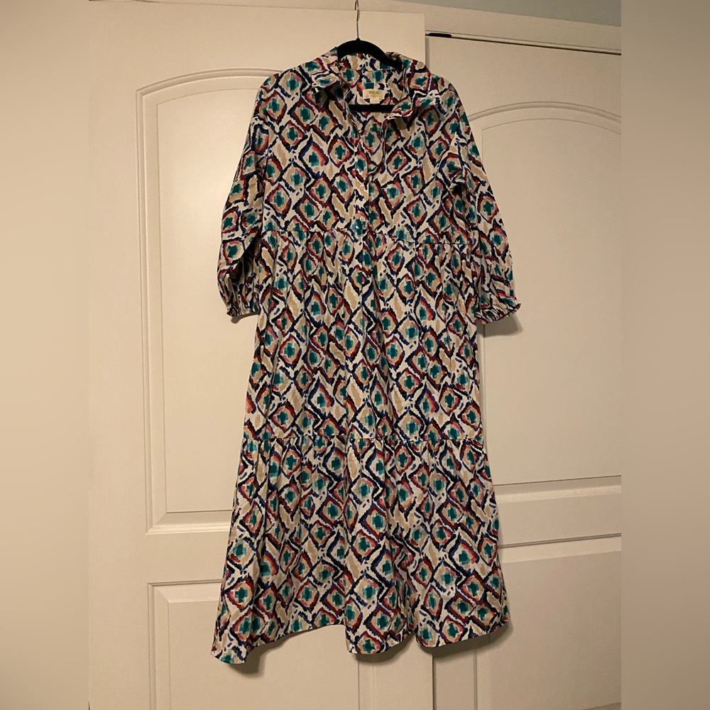 The Bettina Tiered Shirt Dress